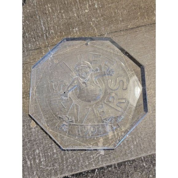 Planters Lifesavers 1991 ornament acrylic Xmas decor - Picture 1 of 3